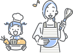 スペシャル体験する親子
