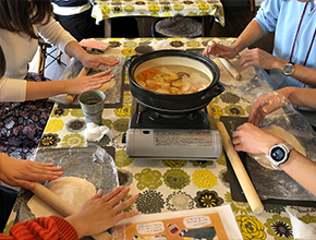 山梨県で野菜の収穫と手作り体験